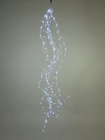 LED Girlande Silber Kaltweiß 180 flammig Innen...