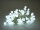 LED Kugel Lichterkette BALL 80 flammig weiß für Innen Dekoration Leuchte Lampe