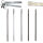 LED Lauflicht Stick Aussen-Garten-Party-Leuchte Deko-Weihnachts-Beleuchtung 5 Stick je 60cm