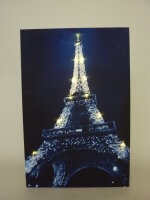 LED Leinwandbild Eiffelturm Wandbild Paris Bild...