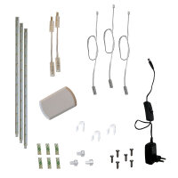 LED Lichtleiste 3 LED Stick  warmweiss Unterbauleuchte