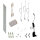 LED Lichtleiste 3 LED Stick  warmweiss Unterbauleuchte