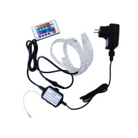 LED RGB Lichtband Strip Flex Band Außenleuchte mit Fernbedienung, Dekoleuchte 1Meter