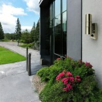 Außen-Wandleuchte Bornholm 2-flammig. mit Sensor