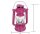 LED Solar Laterne Rola mit LED flackernd Solarleuchte Dekolampe Gartenleuchte beerenfarben