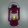LED Solar Laterne Rola mit LED flackernd Solarleuchte Dekolampe Gartenleuchte beerenfarben