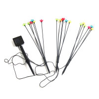 LED Solar Stick "Flower bunt" 18 flg, Garten...