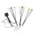 LED Solar Stick "Flower bunt" 18 flg, Garten Wegeleuchte, Dekorationsbeleuchtung