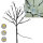 LED Solar Stick Flower klar 20 flg. Gartenbeleuchtung Blütenstrauch Solarleuchte