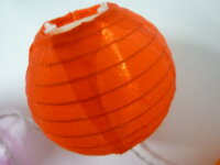 LED Solar-Lampion Lichterkette 10-flg.