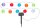 LED Solar-Lampion Lichterkette 10-flg.