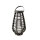 LED Solarleuchte Laterne Riss Gartenleuchte Rattan Optik Solarlampe Dekoleuchte Höhe 30cm
