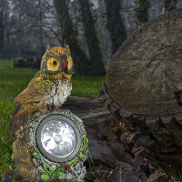LED Solarleuchten Figur Eule Dekoration,...