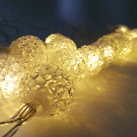 LED Solar-Lichterkette diverse Dekoration-Garten-Beleuchtung Solarleuchte Lampe Pearls