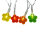LED Solar-Lichterkette diverse Dekoration-Garten-Beleuchtung Solarleuchte Lampe Blume bunt