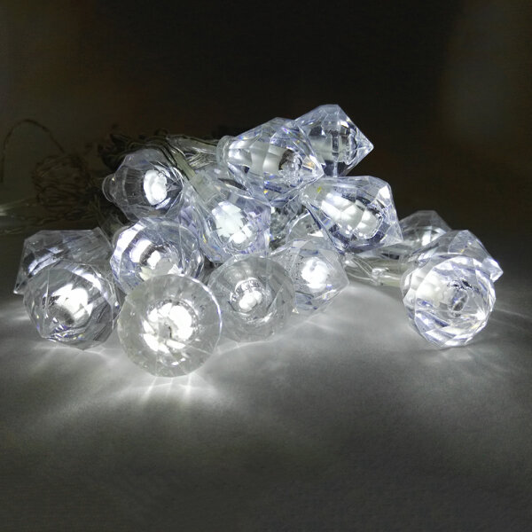 LED Solar-Lichterkette Diamant Dekoration-Garten-Beleuchtung