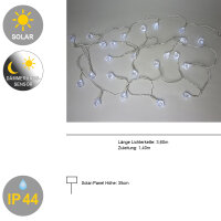 LED Solar-Lichterkette Diamant Dekoration-Garten-Beleuchtung