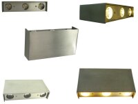 LED Wandleuchte Gera Wandlampe up & down 6W 330lm 3000K Hausbeleuchtung Lampe