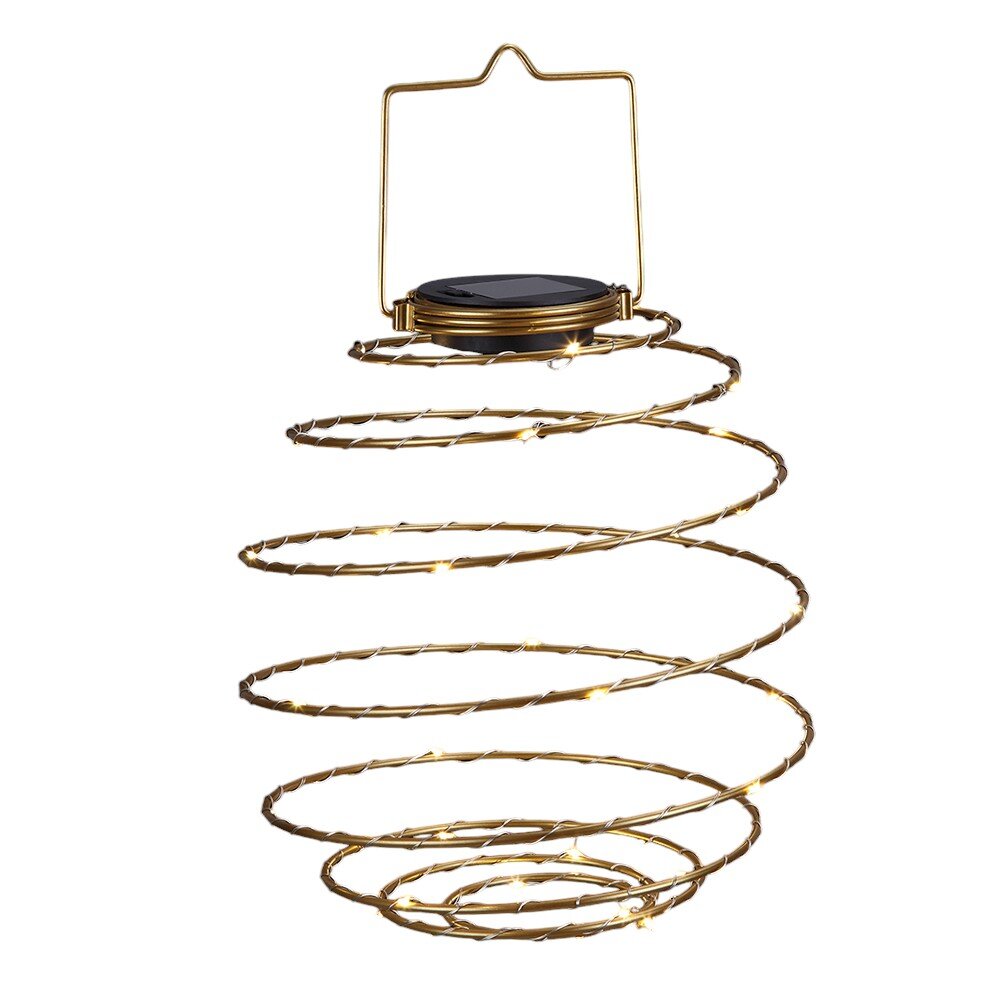 LED-Solar-Laterne SPIRALE zum hängen Stimmungsleuchte IP44 Party-Deko, 19,99 €