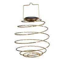 LED-Solar-Laterne SPIRALE zum hängen...