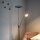 LED-Stehleuchte Livio LED-Deckenfluter mit LED-Leseleuchte nickel Fluter dimmbar