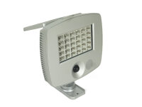 Leuchtstarker Solar-LED-Außenwandstrahler Raven separatem Solarmodul und Sensor
