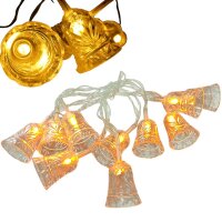 Lichterkette 10 LED batteriebetrieben Dekobeleuchtung...
