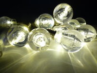 Lichterkette Glühlampe 10 LED batteriebetrieben Dekobeleuchtung Tisch- Fensterdekoration warmweiß