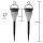 2 x LED Solarleuchte Demi farbwechselnd