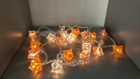 Lichterkette Würfel 20 flammig Innenbereich Dekoleuchte Kinder-Deko-Lampe