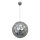 Moderne Deckenleuchte Pendelleuchte Florence Metall Chrom 3 Modelle Hängelampe 40 cm