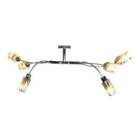 Moderne Deckenleuchte SOPHIE 6-flammig Deckenlampe