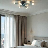 Moderne Deckenleuchte Zoe 6 flammig