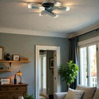 Moderne Deckenleuchte Zoe 6 flammig