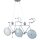 Moderne Designer Glas Deckenleuchte Tandem Pendelleuchte