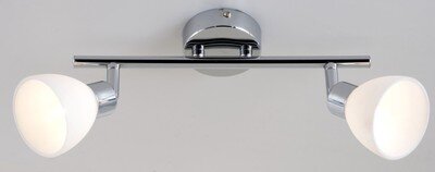 Moderne Eco Halogen Strahlerserie Tina 2- flammig Spot Deckenleuchte Fassung G9