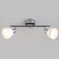 Moderne Eco Halogen Strahlerserie Tina 2- flammig Spot Deckenleuchte Fassung G9