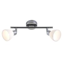 Moderne Eco Halogen Strahlerserie Tina 2- flammig Spot Deckenleuchte Fassung G9