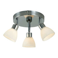 Moderne Eco Halogen Strahlerserie Tina 3- flammig Spot Deckenleuchte Fassung G9