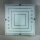 Moderne Glas Deckenleuchte Gerda  Quadrat 2 x E27