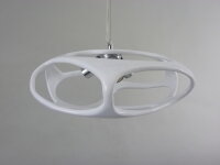 Moderne extravagante Pendelleuchte Nitro weiß...