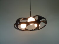Moderne extravagante Pendelleuchte Nitro Hängeleuchte Deckenlampe LED Leuchte schwarz